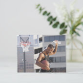 米国,ユタ,ソルトレークシティー,バスケットボール選手 ポストカード (スタンド正面)