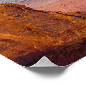 米国、ユタ。ラサル山脈の絶景 ポスター (角)