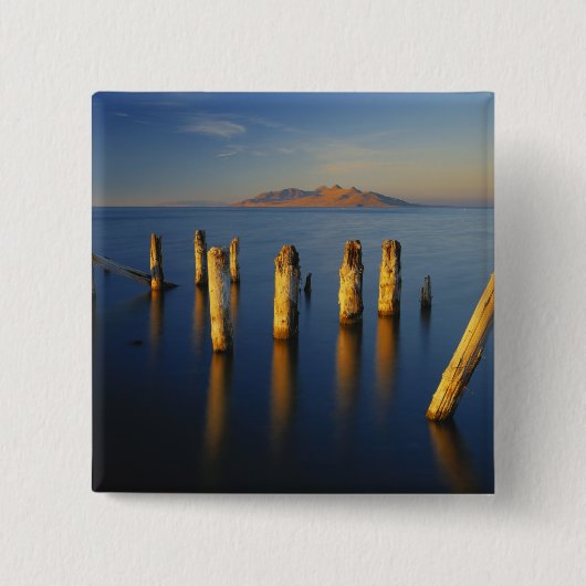 米国、ユタ、盆地、サ素晴らしルテア、ソル素晴らしト 缶バッジ (正面)