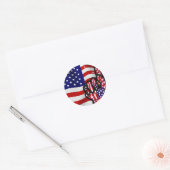 米国!_ ラウンドシール (封筒)