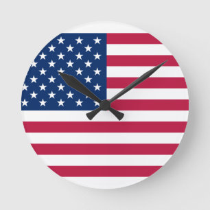米国 ラウンド壁時計
