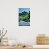 米国,ラノ,テキサス州, Bluebonnets ポスター (キッチン)