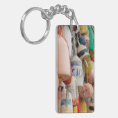 米国、ロードアイランド、ブロックアイランド キーホルダー (正面左)