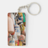 米国、ロードアイランド、ブロックアイランド キーホルダー (裏面)