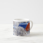 米国、ワシントン州のMethowの谷、納屋 エスプレッソカップ (正面右)