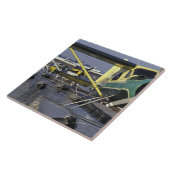 米国、ワシントン州、シアトルの水上飛行機はつなぎました タイル (側面)