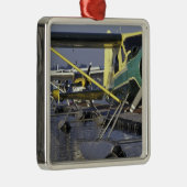 米国、ワシントン州、シアトルの水上飛行機はつなぎました メタルオーナメント (右)
