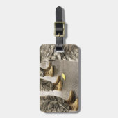 米国、ワシントン州、Issaquah、サーモンピンク日 ラゲッジタグ (正面縦)