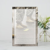 米国、ワシントン州、Issaquah、サーモンピンク日 便箋 (スタンド正面)