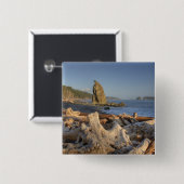 米国、ワシントン、オリンピック国立公園、リアルト 缶バッジ (正面&裏面)