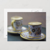 米国、ワシントン、シアトル、エスプレッソの2つの飲み物 ポストカード (正面/裏面)