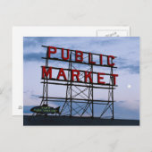 米国,ワシントン,シアトル,パイク通り市場 ポストカード (正面/裏面)