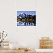 米国、ワシントン、ベーカー山&スノクアルミー ポスター (キッチン)