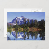 米国、ワシントン、ベーカー山&スノクアルミー ポストカード (正面/裏面)