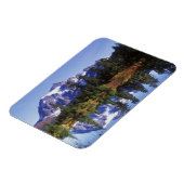 米国、ワシントン、ベーカー山&スノクアルミー マグネット (左側)