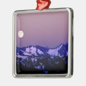 米国、ワシントン、ポートアンジェルス、オリンピック国 メタルオーナメント (左)