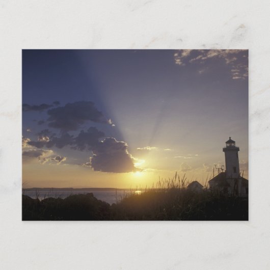 米国、ワシントン、ポートタウンゼントの近く。点 ポストカード (正面)