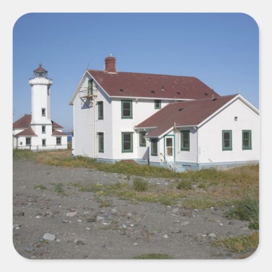 米国、ワシントン、ポートタウンゼント、ポイントウィルソン スクエアシール (正面)