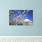 米国、ワシントンDC。さくらんぼブロッサムフェスティバルと2 キャンバスプリント (インサイチュ (ウッドフロア))