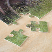 米国、ヴァーモント、マンチェスター: 旧式な農場トラクター ジグソーパズル (側面)