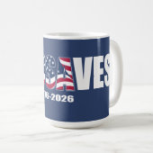 米国 ヴェス 1776-2026 コーヒーマグカップ (正面右)
