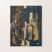 米国、北米、メイン、バーナード、魚釣り ジグソーパズル (縦)