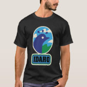 米国 – 州- IDAHO Tシャツ (正面)