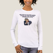 米国:政権を変えた国々は私たちに恩返しを トライブレンドTシャツ (正面)