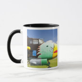 米国、移動式アラバマ。 戦艦の記念公園、 マグカップ (左)