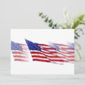 米国 – 米国国旗の招待状 招待状 (スタンド正面)
