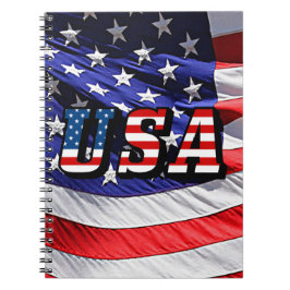 米国 – 米国国旗 ノートブック