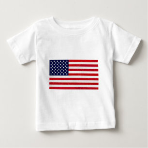 米国 – 米国国旗 ベビーTシャツ