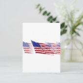 米国 – 米国国旗 ポストカード (スタンド正面)