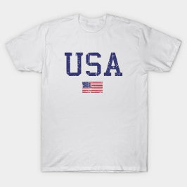 米国 – 米国国旗 Tシャツ