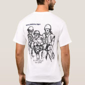 米国: 米国政府ここにあります Tシャツ (裏面)