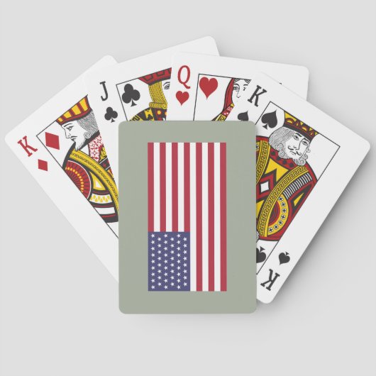 米国(米国)51つ星の国旗 トランプ (裏面)