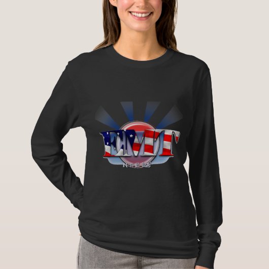 米国(緊急の医学TECH)のEMT Tシャツ (正面)