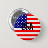 米国 缶バッジ (正面&裏面)