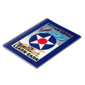 米国 – 航空業務に学参加する ノートブック (左側)