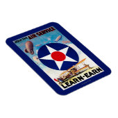 米国 – 航空業務に学参加する マグネット (右側)