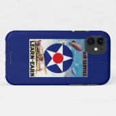 米国-航空業務を学得ます結合して下さい Case-Mate iPhoneケース (裏面(横))