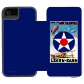 米国-航空業務を学得ます結合して下さい INCIPIO iPhoneウォレットケース (フォリオオープン)