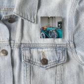 米国、金褐色のインディアナ: のコード、Duesenberg 3金褐色 缶バッジ (インサイチュ)