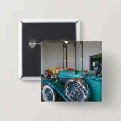 米国、金褐色のインディアナ: のコード、Duesenberg 3金褐色 缶バッジ (正面&裏面)