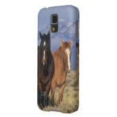 米国、馬のCodyのグループの近くのワイオミング、ハート Case-Mate Samsung Galaxyケース (裏面左)
