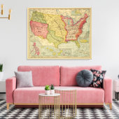 米国，1900年 キャンバスプリント (インサイチュ (リビング))