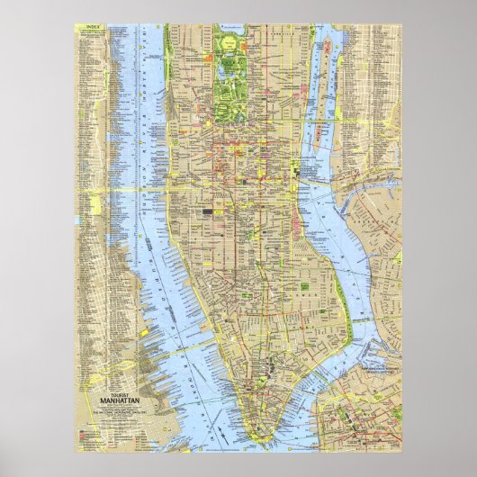 "米国: 1964/hetute NYC – マンハッタンレイズカルテ ポスター (正面)