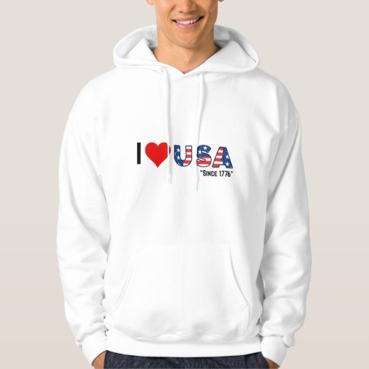 米国❤️I社 – 1776年より パーカ (正面)