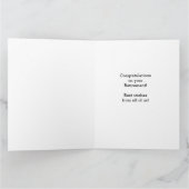 米国、JUMBOからの退職祝い カード (内部)