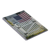 米国、Massachusettes、グロスター: 愛国心が強い塀 ノートブック (右側)